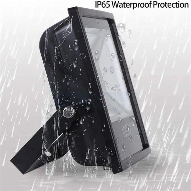 Flood Light With Electrical Outlet