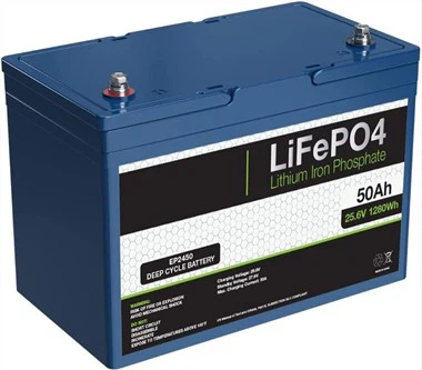 24 Volt 50ah Lithium Ion-batteri