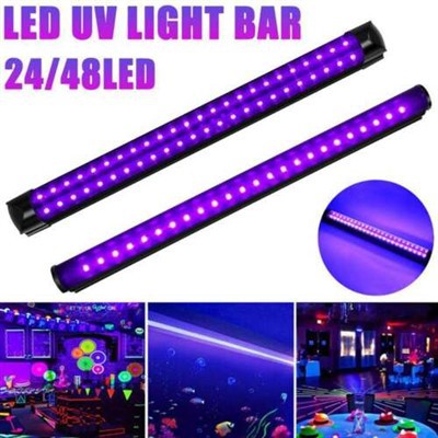 48 LED UV-lysstang