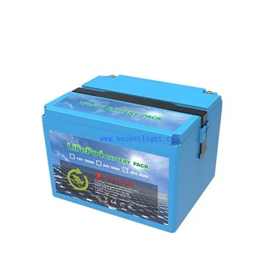 Hurtiglading Lithium Ion Batteri 12V 100Ah