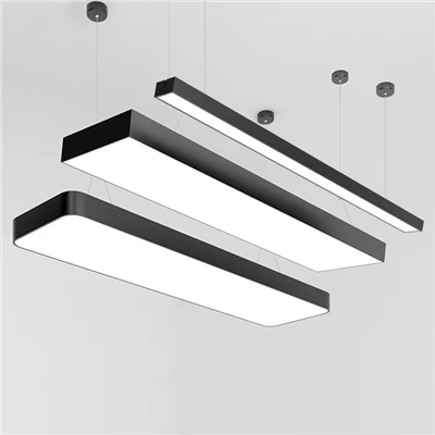 4-fots/8-fots koblingsbare LED-lineære lys for kommersielle kontorer