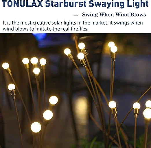 Solar Garden Lights - Upgraded Solar Swaying Light, Sway By Wind, Outdoor Lights, price