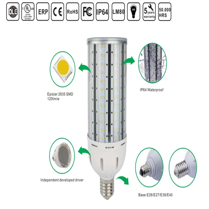 High Brightness 35W LED Corn Light Bulb, E26 Base LED Corn Lamp factory