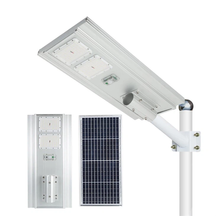 Integrert LED-solarlys i aluminium