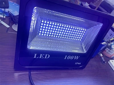 20W 30W 50W 100W UV LED flomlys 365nm 395nm 405nm