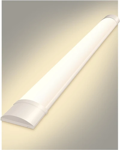 2 fot, 20W rør, 2400lm, 4000K nøytralt hvitt LED-lys